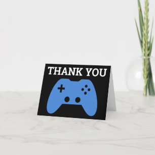 Tack Gamer Video Game Mönster Kort