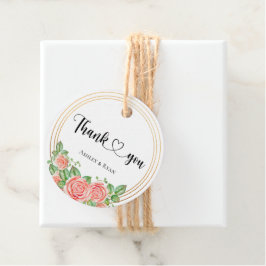 Tack Gåvor Etiketter