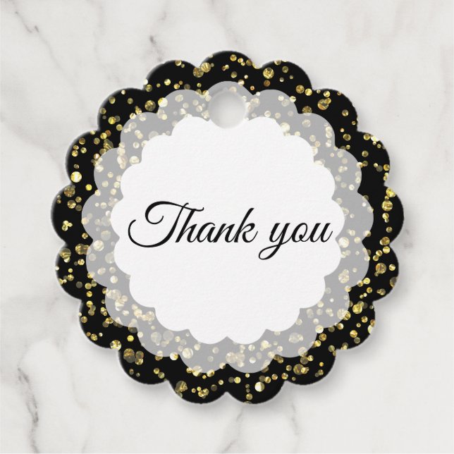 Tack Gåvor Etiketter (Framsida)