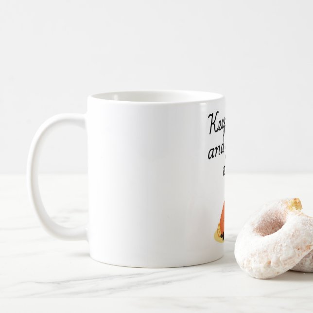 Tack ge Coffee mugg, kalkon roligt Kaffemugg (Med munk)