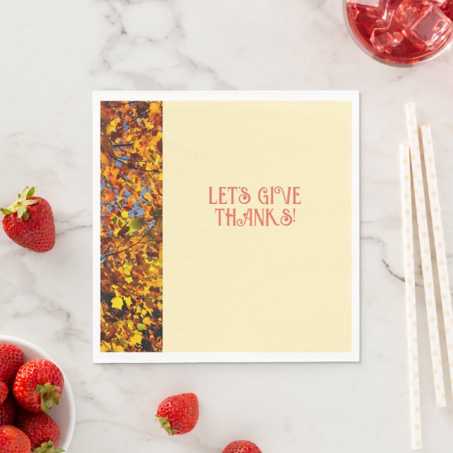 Tack ge för Egg White Dinner Lycklig Pappersservett (Insitu)