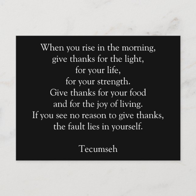 Tack ge - vykort (Framsida)