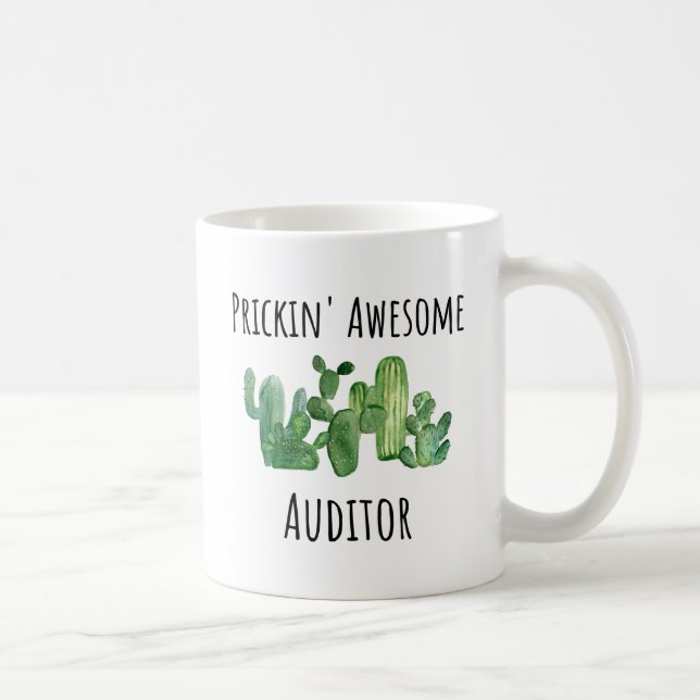 Tack Gift Idea (Funny Auditor Apprecision) Kaffemugg (Höger)