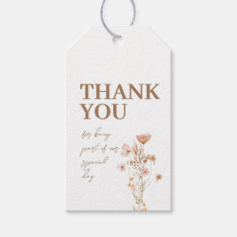 Tack Gift-Märkre Presentetikett