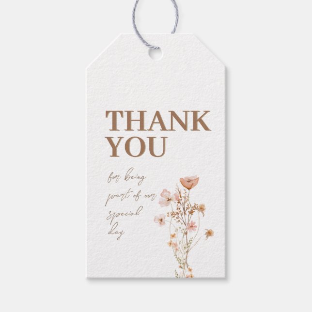 Tack Gift-Märkre Presentetikett (Framsidan)