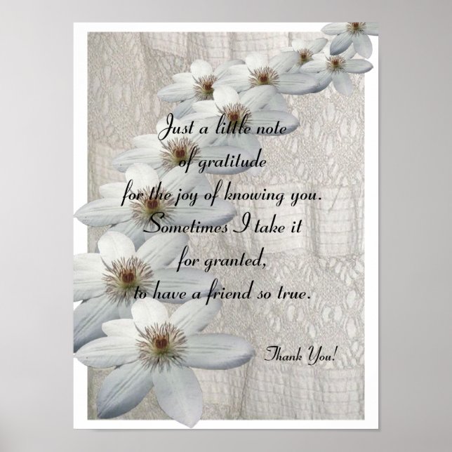 Tack Gift - Poster verse (Framsidan)