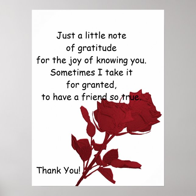 Tack Gift - Poster verse (Framsidan)