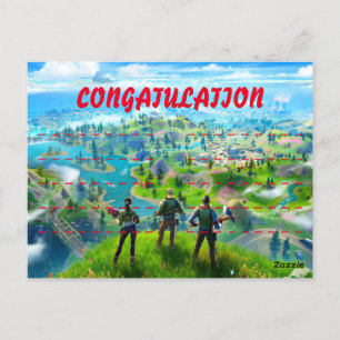 Tack Givande Fornite Vykort