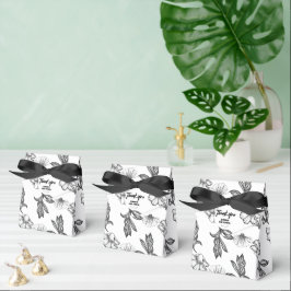 Tack gode Blommor-babyskor party Presentaskar