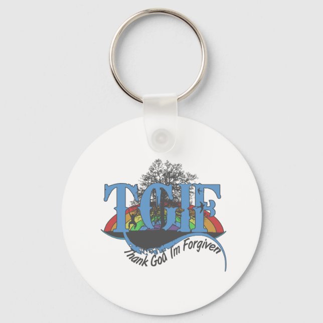 Tack gode Gud att jag är förlåten TGIF Nyckelring (Framsida)
