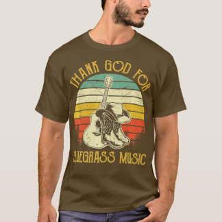 Tack gode gud för Bluegrass Music Land Southern We T Shirt