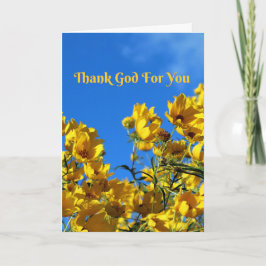 Tack gode Gud för dig (Colossians 3:12) Kort