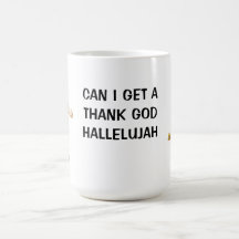 Tack gode Gud Hallelujah Mugg