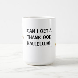 Tack gode Gud Hallelujah Mugg
