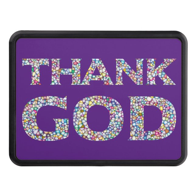 Tack gode Gud Hitch Cover Dragkroksskydd (Framsidan)