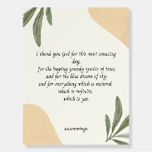 "Tack gode gud" Poster ekummeringar