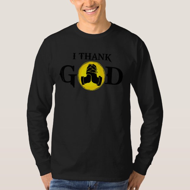 Tack gode Gud T Shirt (Framsida)