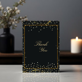 Tack Golden Black Marble Glitter