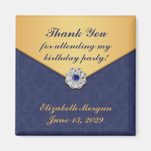 Tack Golden Damask Magnet
