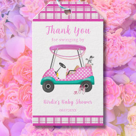 Tack Golf Cart Baby levererar babyskor Presentetikett
