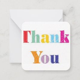 Tack Greeting Card Anteckningskort