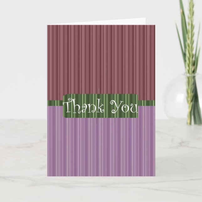 Tack Greeting Card Kort (Framsida)
