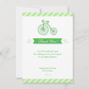 Tack Gren Baby Shower Card Inbjudningar
