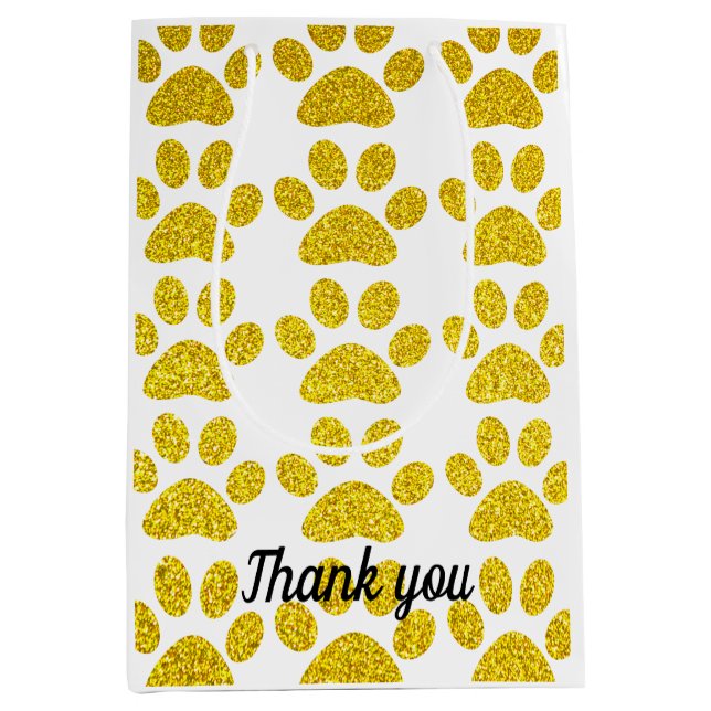 Tack Gul Glitter Tasseltryck Snygga Bröllop (Framsidan)