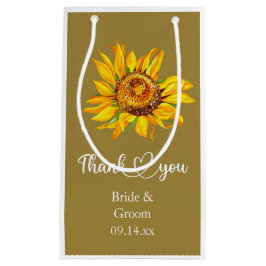 Tack Gult Solros på Bröllop