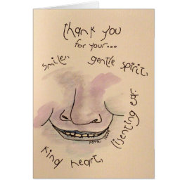 "Tack!" Hälsningskort