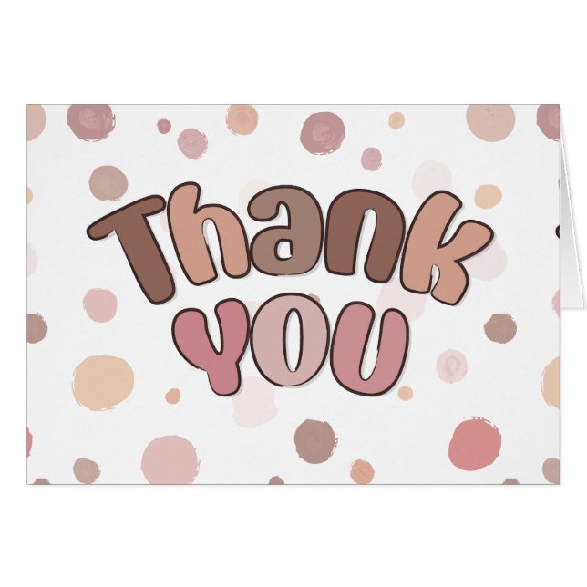 Tack Hälsningskort (Framsidan Horizontal)