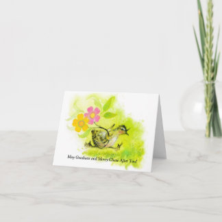 Tack/hälsningskort, 4" x 5,6" tackkort