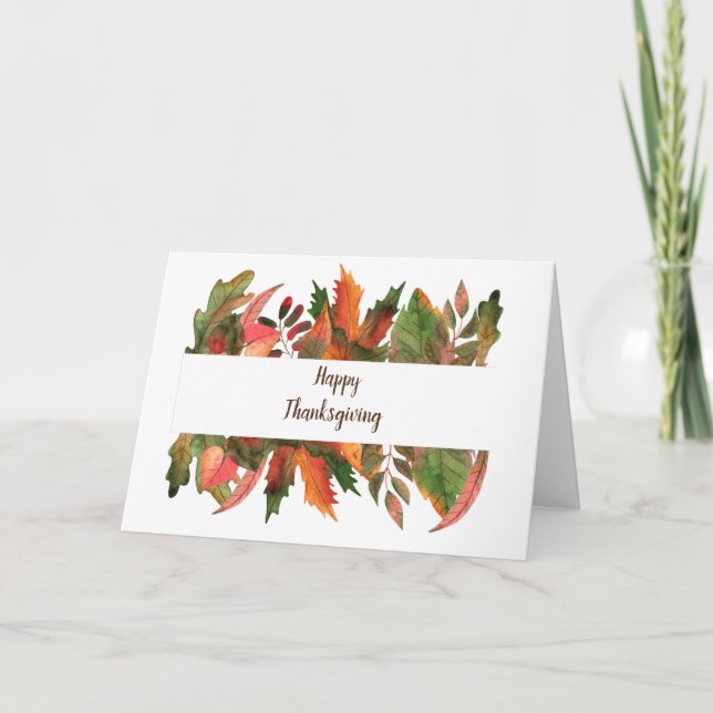 Tack Happy thanksgiving Ge den här dagen Helgkort (Framsida)