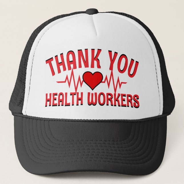 Tack Health Workers Keps (Framsida)