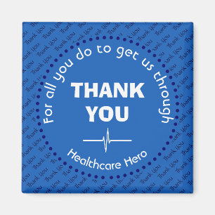TACK Healthcare Hero NHS BLUE Magnet