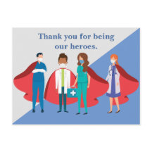 Tack Healthcare Workers Hero Doktor Nurse