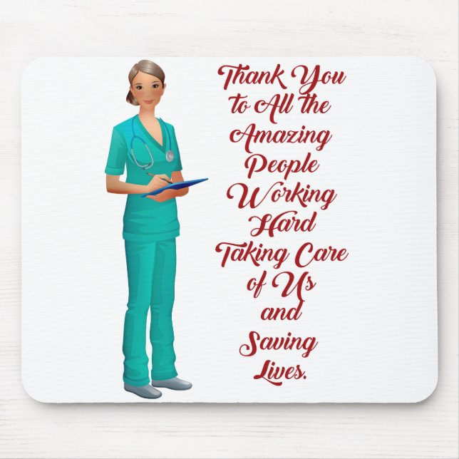 Tack Healthcare Workers Musmatta (Framsidan)