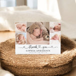 Tack Heart Photo Baby meddelande<br><div class="desc">Baby Birth-meddelandet innehåller 6 foto.</div>