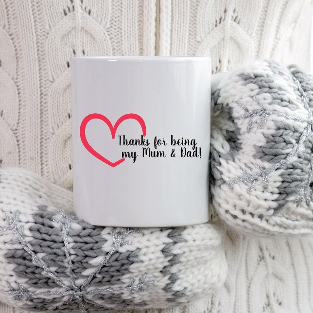 Tack Heart | Två-Tonad Mugg (Skapare uppladdad)