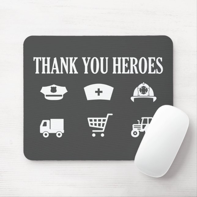 Tack Heroes | Första svar Musmatta (Med mus)