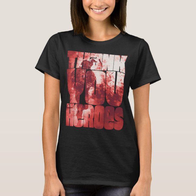 Tack Heroes T Shirt (Framsida)