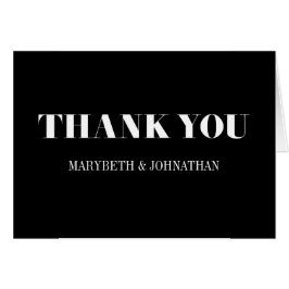 Tack, herr Modern Bold Bröllop och fru Modern.. OBS Kort