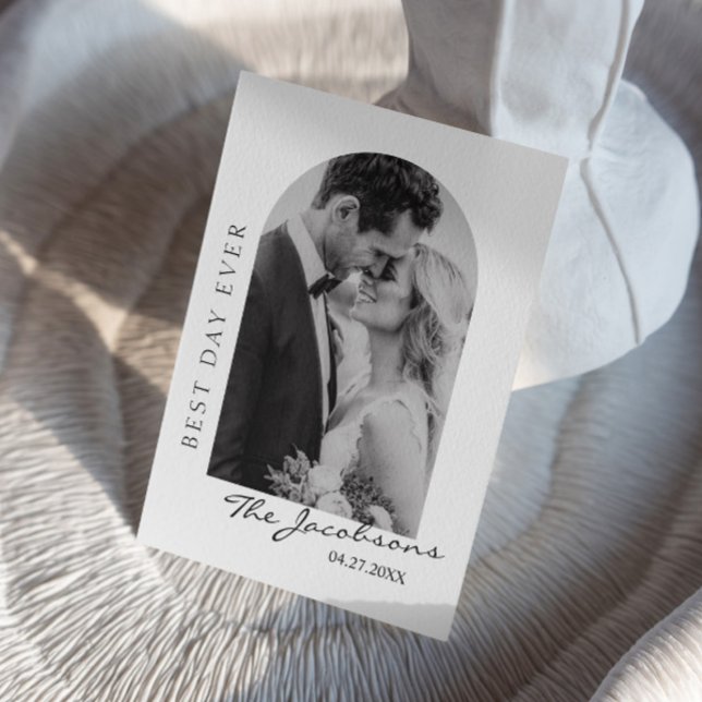 Tack, herr och fru Photo Bröllop! Tack Kort (save the date, thank you invitation, wedding card, wedding photo, photo collage, personalized photo)