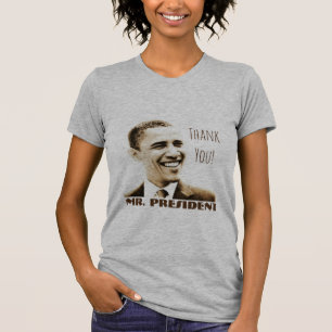 "Tack! Herr president" med POTUS Obama Tee Shirt