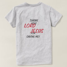 “Tack HERRE JESUS för att du räddade mig!” 