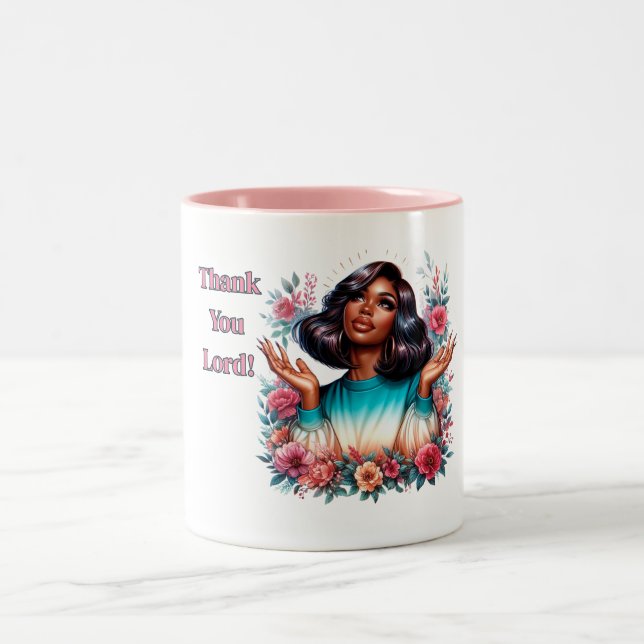 Tack Herre! Två-Tonad Mugg (Center)