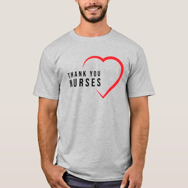 Tack| Hjärtat T Shirt (Framsida)