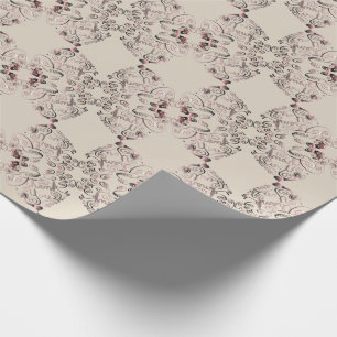 "Tack"Hjärter på Blek Lavender Presentpapper