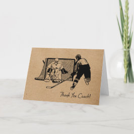 Tack Hockey Coach! Card Bläck-skiss