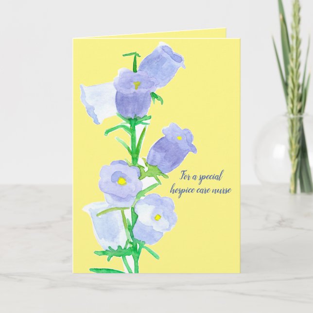 Tack Hospice Care Giver Canterbury Klockor Kort (Framsida)